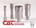 Корончатые сверла по металлу T.C.T. CAT-TOOLS RED LINE L-55мм